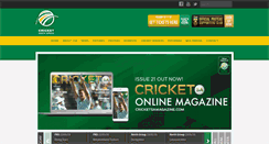 Desktop Screenshot of cricket.co.za