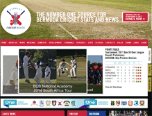 Tablet Screenshot of cricket.bm