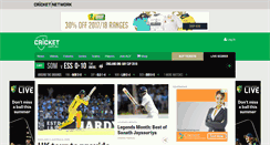 Desktop Screenshot of cricket.com.au